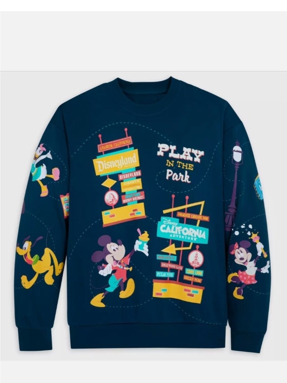 Disney Parks “ play in the park” crewneck sweatshirt